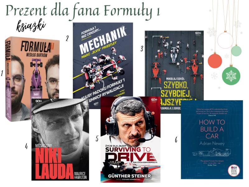 książki na prezent dla fana f1