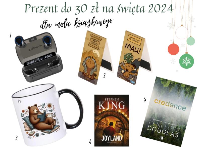 prezent do 30 zł na święta 2024 dla mola książkowego