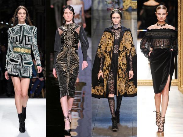moda na jesień 2012 - średniowiecze