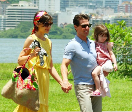 Katie Holmes i Tom Cruise z córką Suri