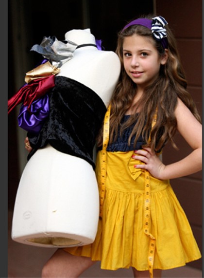 Cecilia, 10-letnia projektantka mody