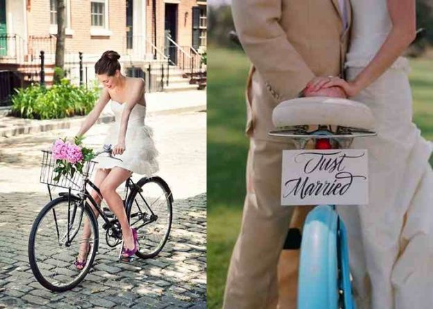 Ślub na rowerze