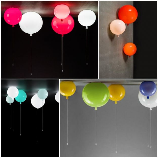 Designerskie świecące balony