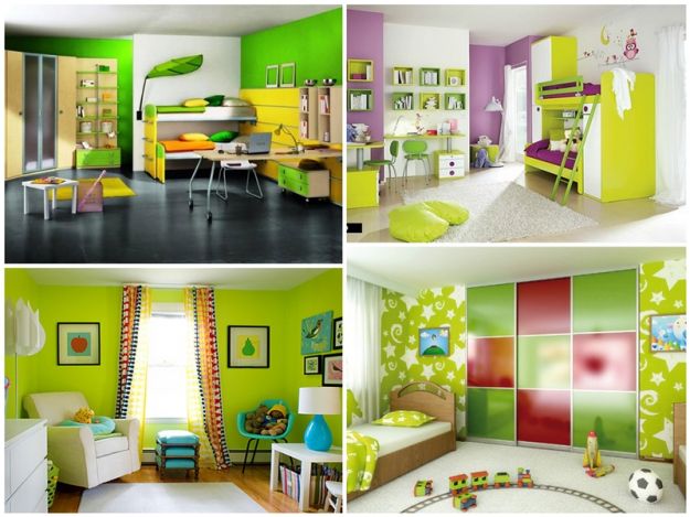 zielony pokój dla dziecka