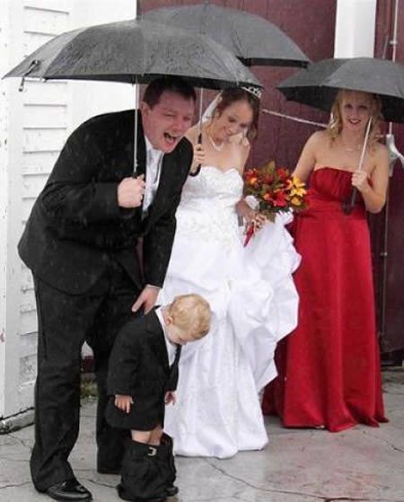 Śmieszne zdjęcia ślubne