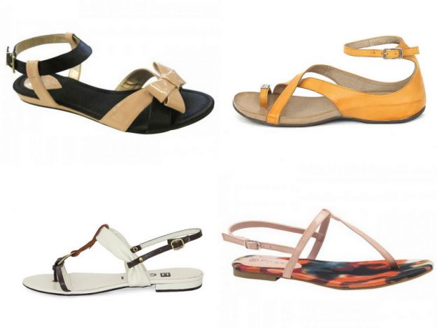 Najmodniejsze sandały na lato 2012