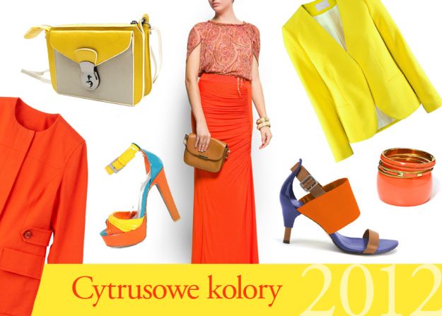 Pomarańczowy i żółty - trendy wiosna/lato 2012