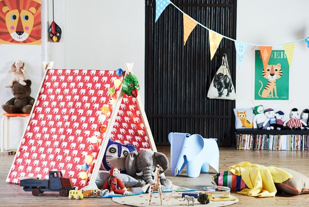 Namiot do pokoju dziecięcego - DIY