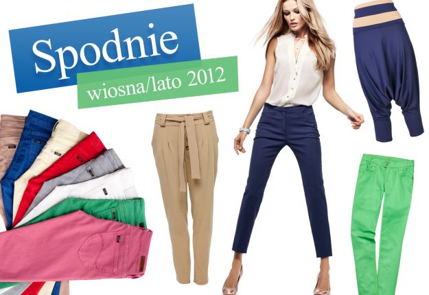 Trendy w spodniach na wiosnę i lato 2012