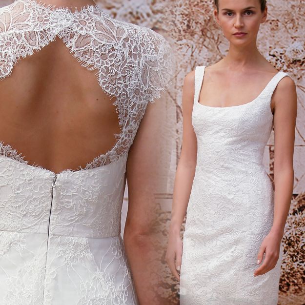 Krótkie białe suknie ślubne